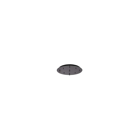 Kuzco CNP05AC-BC 5 Head Canopy SSL/SVT Wire BK-CHROME