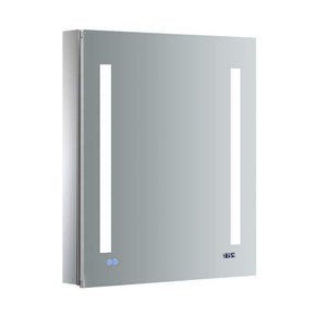 Fresca FMC012430-R Fresca Tiempo 24" Wide x 30" Tall Bathroom Medicine Cabinet w/ LED Lighting & Defogger