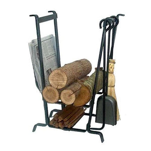 Enclume LR17 HS Complete Hearth Fireplace Log Rack w/ 3 Tools HS