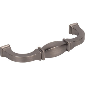 Jeffrey Alexander 278-96BNBDL 96 mm Center-to-Center Brushed Pewter Audrey Cabinet Pull