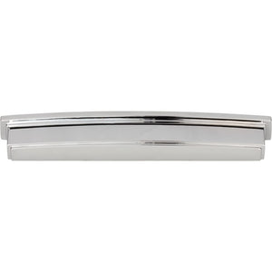 Jeffrey Alexander 141-192PC 192 mm Center Polished Chrome Square-to-Center Square Renzo Cabinet Cup Pull