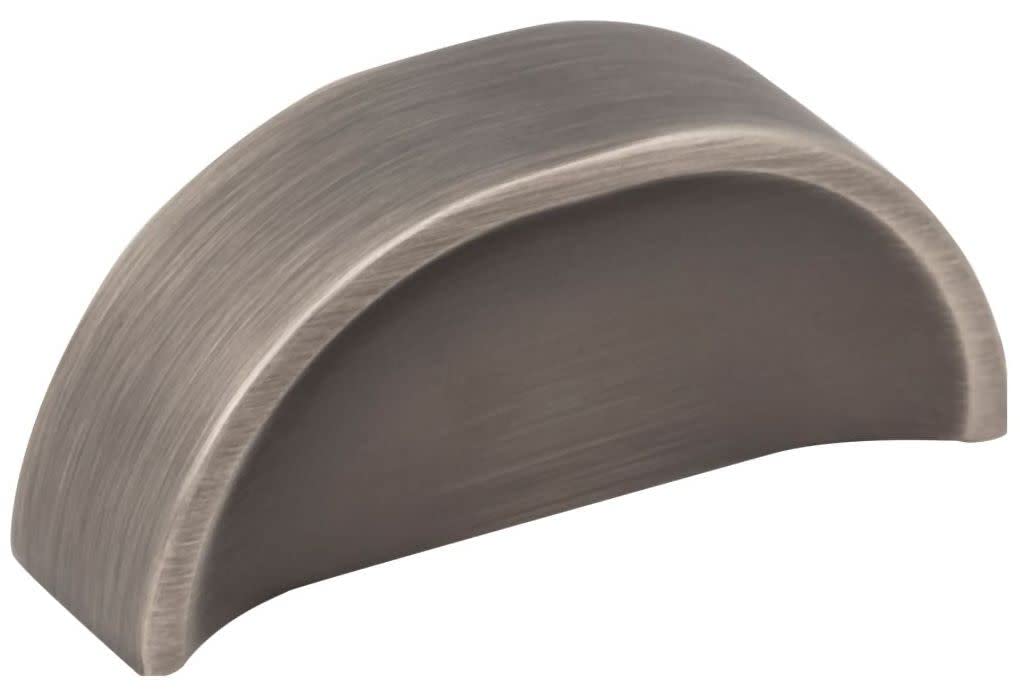 Jeffrey Alexander 484-32BNBDL 32 mm Center-to-Center Brushed Pewter Elara Cabinet Pinch Pull