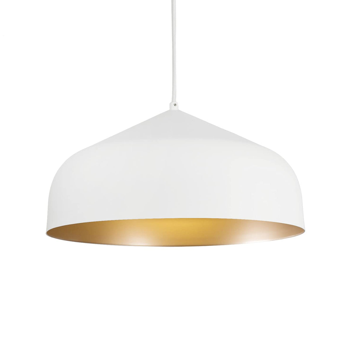 Kuzco PD9117-WH/GD HELENA 17" PD White/Gold 120V ELV LED 3000K 90CRI 38W