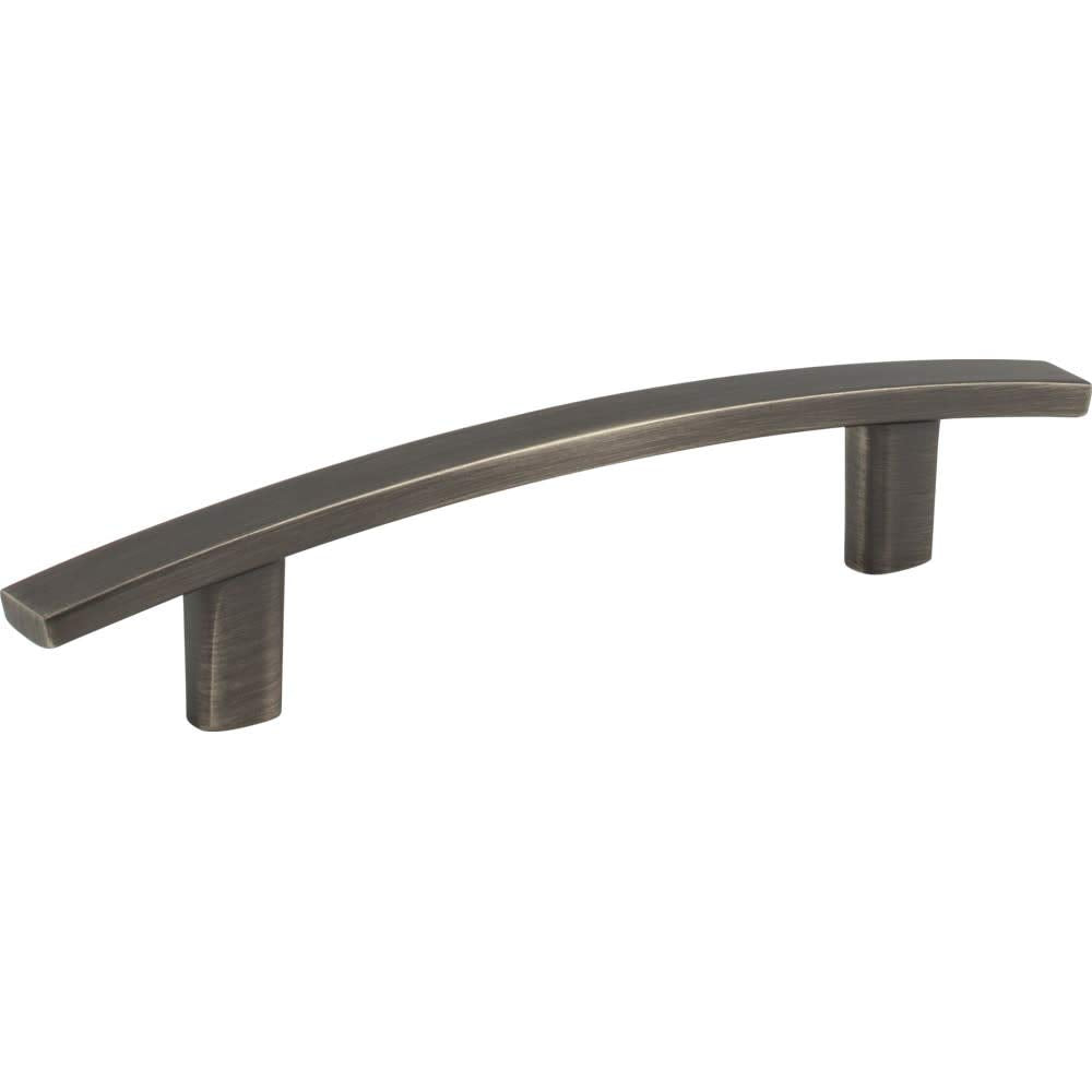 Elements 859-96MB 96 mm Center-to-Center Matte Black Square Thatcher Cabinet Bar Pull