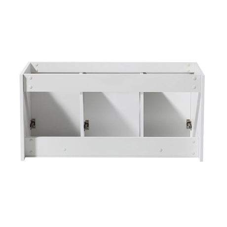 Fresca FCB8092WH Fresca Vista 48" White Wall Hung Modern Bathroom Cabinet