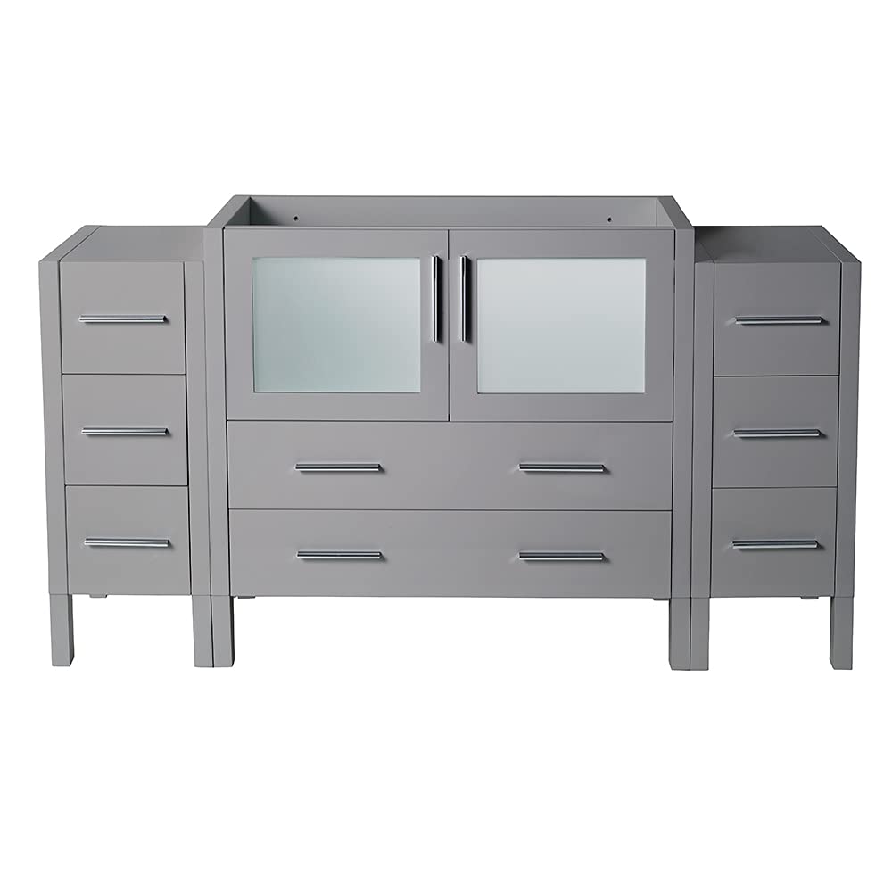 Fresca FCB62-123612GR Fresca Torino 60" Gray Modern Bathroom Cabinets