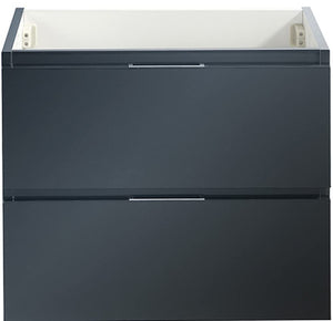 Fresca FCB8324GG Fresca Valencia 24" Dark Slate Gray Wall Hung Modern Bathroom Cabinet
