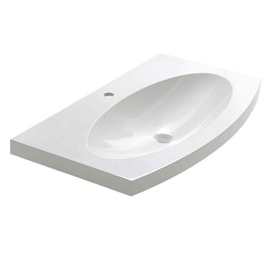 Fresca FVS5092WH Fresca Energia 36" White Integrated Sink / Countertop