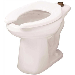 Gerber G0025733 White North Point 1.28 or 1.6 Gpf Elongated Ergoheight Top Spud Bowl