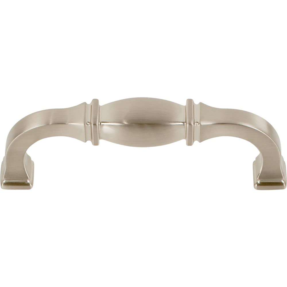 Jeffrey Alexander 278-96SN 96 mm Center-to-Center Satin Nickel Audrey Cabinet Pull