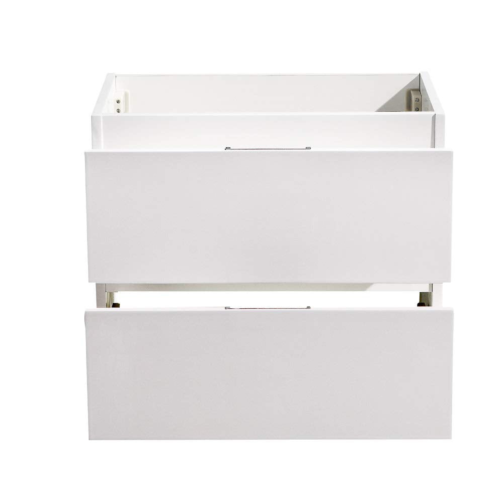 Fresca FCB8324WH Fresca Valencia 24" Glossy White Wall Hung Modern Bathroom Cabinet