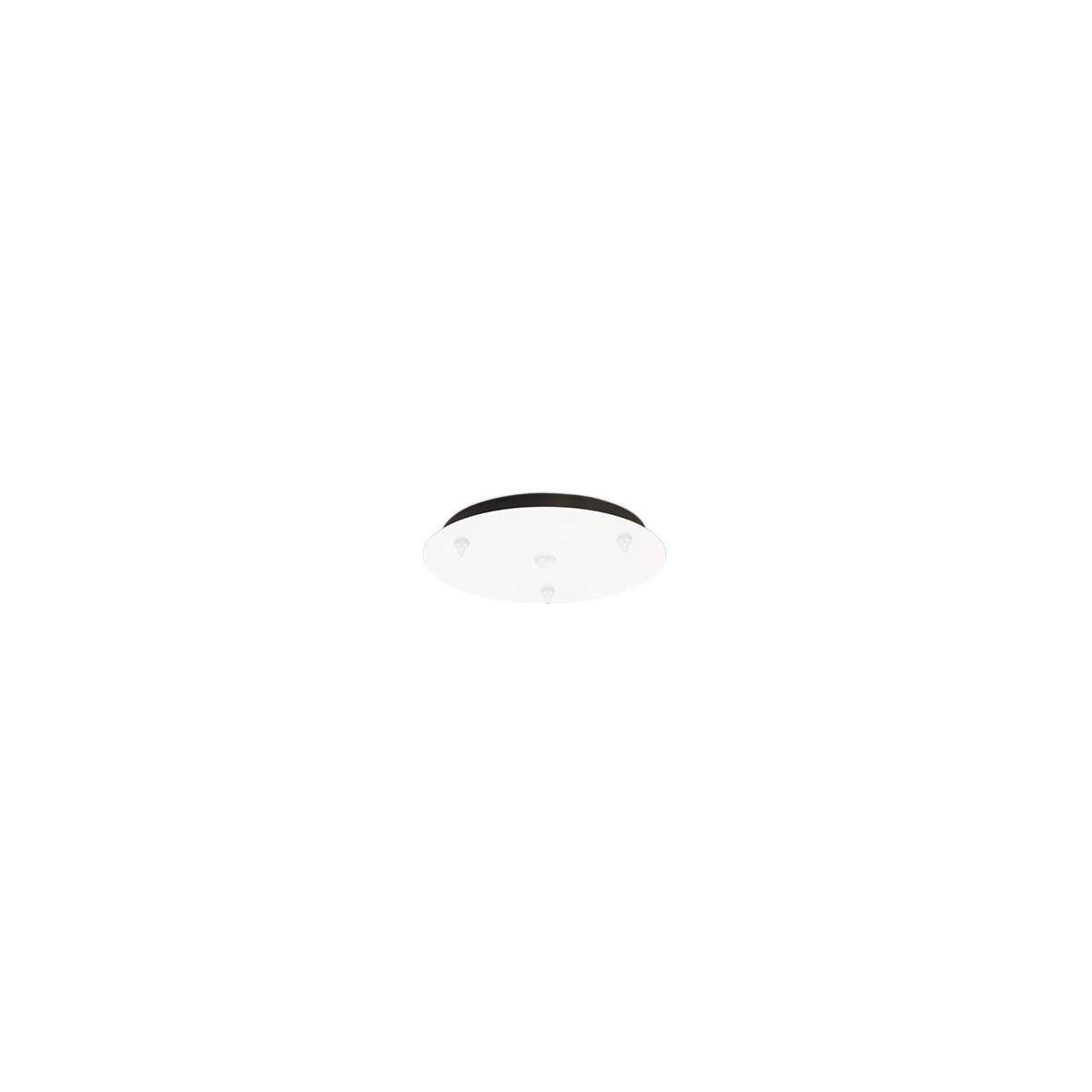 Kuzco CNP03AC-WH 3 Head Canopy SSL/SVT Wire WH-CHROME