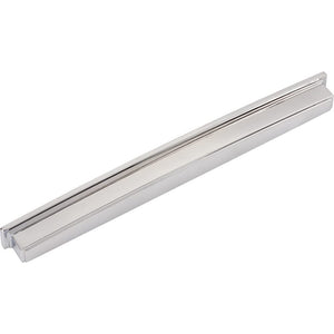 Jeffrey Alexander 141-305PC 305 mm Center Polished Chrome Square-to-Center Square Renzo Cabinet Cup Pull