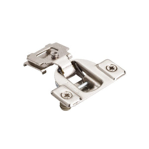 Hardware Resources 3396-000 105° 1/2" Economical Standard Duty Self-close Compact Hinge with 8 mm Dowels and 4-Way Adjustment