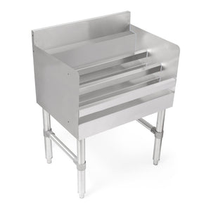 John Boos UBLD-1812 Liquor Display, 18” Width, 3-Step, 18GA Stainless Steel (Underbar)