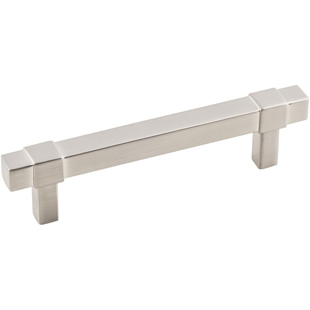 Jeffrey Alexander 293-96SN 96 mm Center-to-Center Satin Nickel Square Zane Cabinet Pull