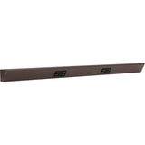 Task Lighting TR36-2BD-P-BZ 36" TR Series Angle Power Strip, Bronze Finish, Black Receptacles