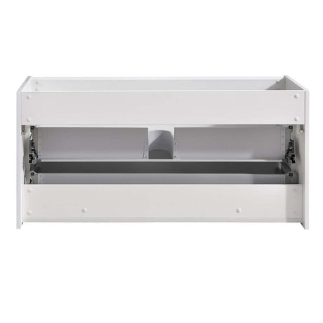 Fresca FCB9248RNW Fresca Catania 48" Rustic Natural Wood Wall Hung Modern Bathroom Cabinet