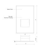 Kuzco ER3005-BK SONIC 5" ER Black 120V ELV LED 3000K 90CRI 4W