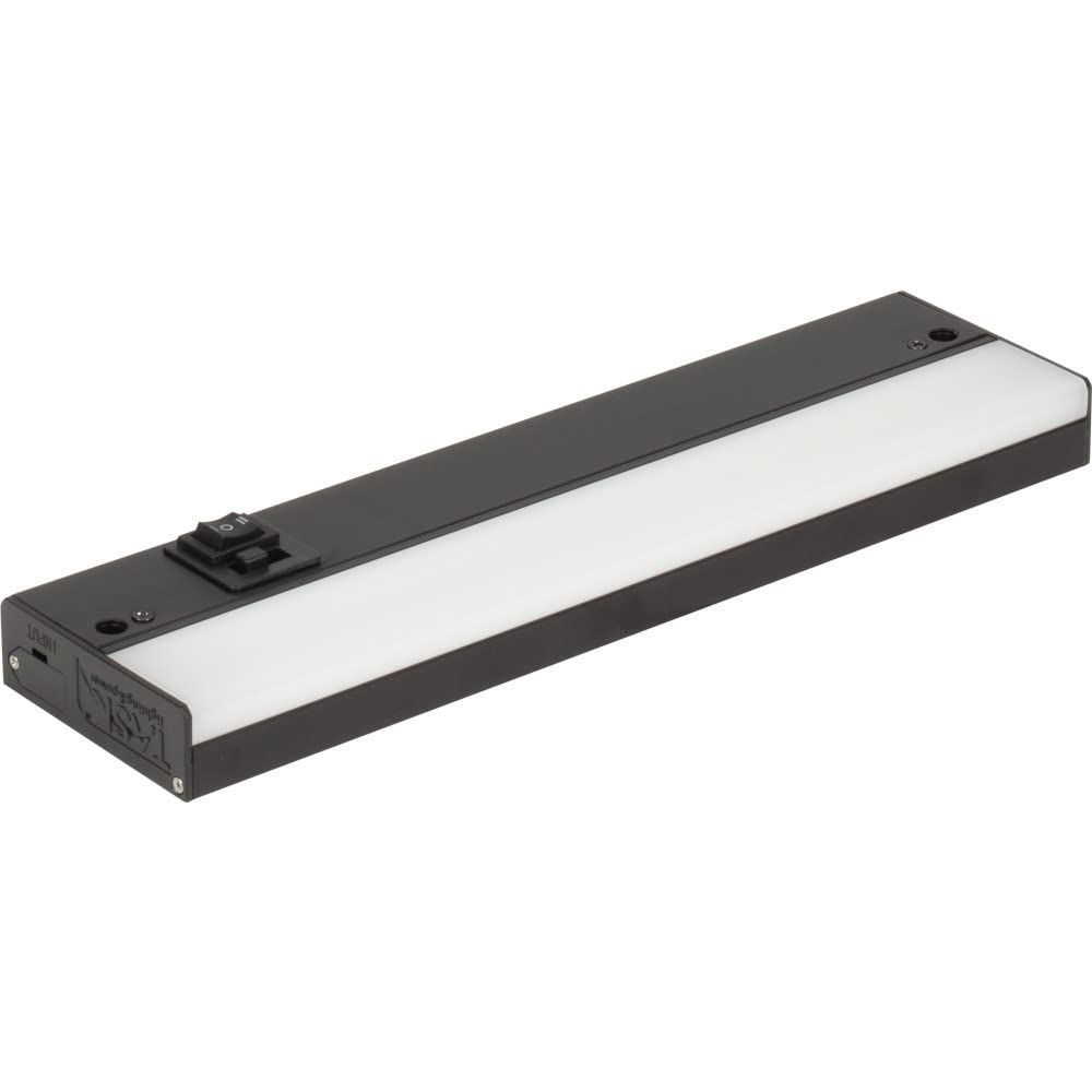 Task Lighting L-BL12-BK-TW 11-7/8" 120-Volt Bar Light, Dimmable and 3-Color Selectable, Black