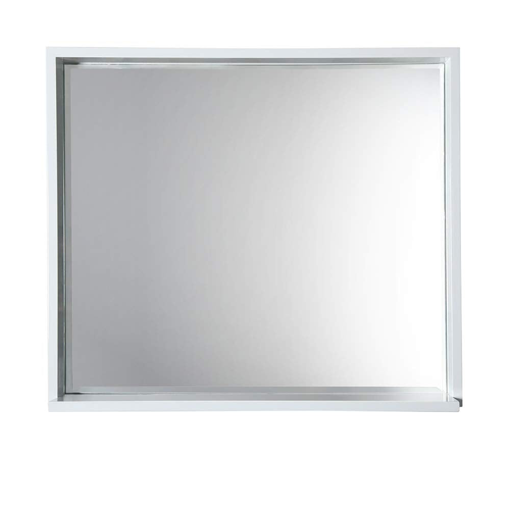 Fresca FMR8130WH Fresca Allier 30" white Mirror with Shelf