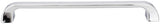 Jeffrey Alexander 972-12SN 12" Center-to-Center Satin Nickel Square Marlo Appliance Handle