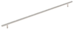 Amerock Cabinet Pull Sterling Nickel 18-7/8 inch (480 mm) Center to Center Bar Pulls 1 Pack Drawer Pull Drawer Handle Cabinet Hardware