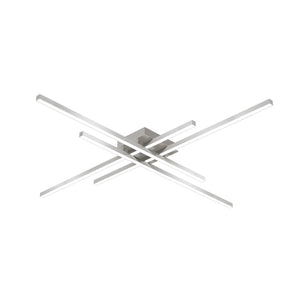 Kuzco FM18247-BN VEGA MINOR 47" FM Brushed Nickel 120V TRIAC/ELV LED 3000K 90CRI 61W