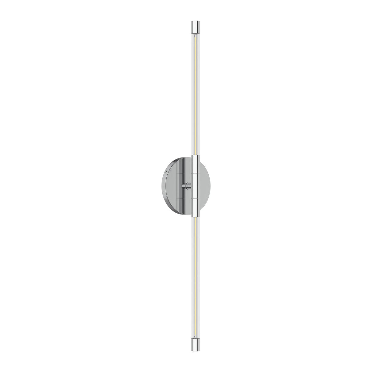 Kuzco WS74226-CH MOTIF 26" WALL SCONCE CHROME 8W 120VAC WITH LED DRIVER 2700K 90CRI