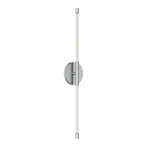 Kuzco WS74226-CH MOTIF 26" WALL SCONCE CHROME 8W 120VAC WITH LED DRIVER 2700K 90CRI