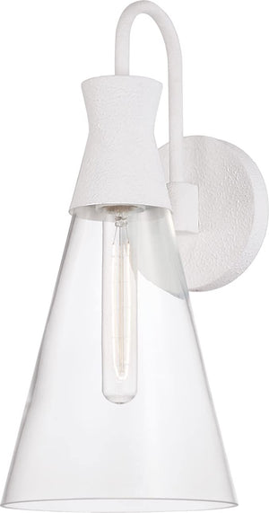 Capital Lighting 650311XW Paloma 1 Light Sconce Textured White