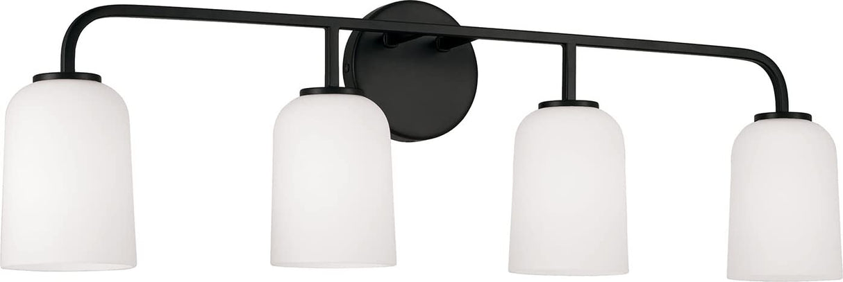Capital Lighting 148841MB-542 Lawson 4 Light Vanity Matte Black