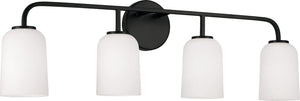 Capital Lighting 148841MB-542 Lawson 4 Light Vanity Matte Black
