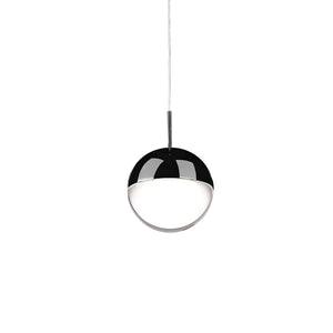 Kuzco 402801BC-LED PLUTO 4" 40 Black Chrome 120V ELV LED 3000K 90CRI 8W