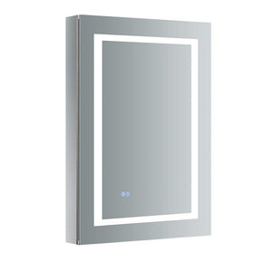 Fresca Spazio 24" Wide x 36" Tall Bathroom Medicine Cabinet w/LED Lighting & Defogger