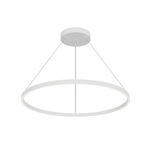 Kuzco PD87736-WH Cerchio 36" Pendant WH Aluminum Extrusion Up Down Duo Canopy 930 TRIAC 120 86W