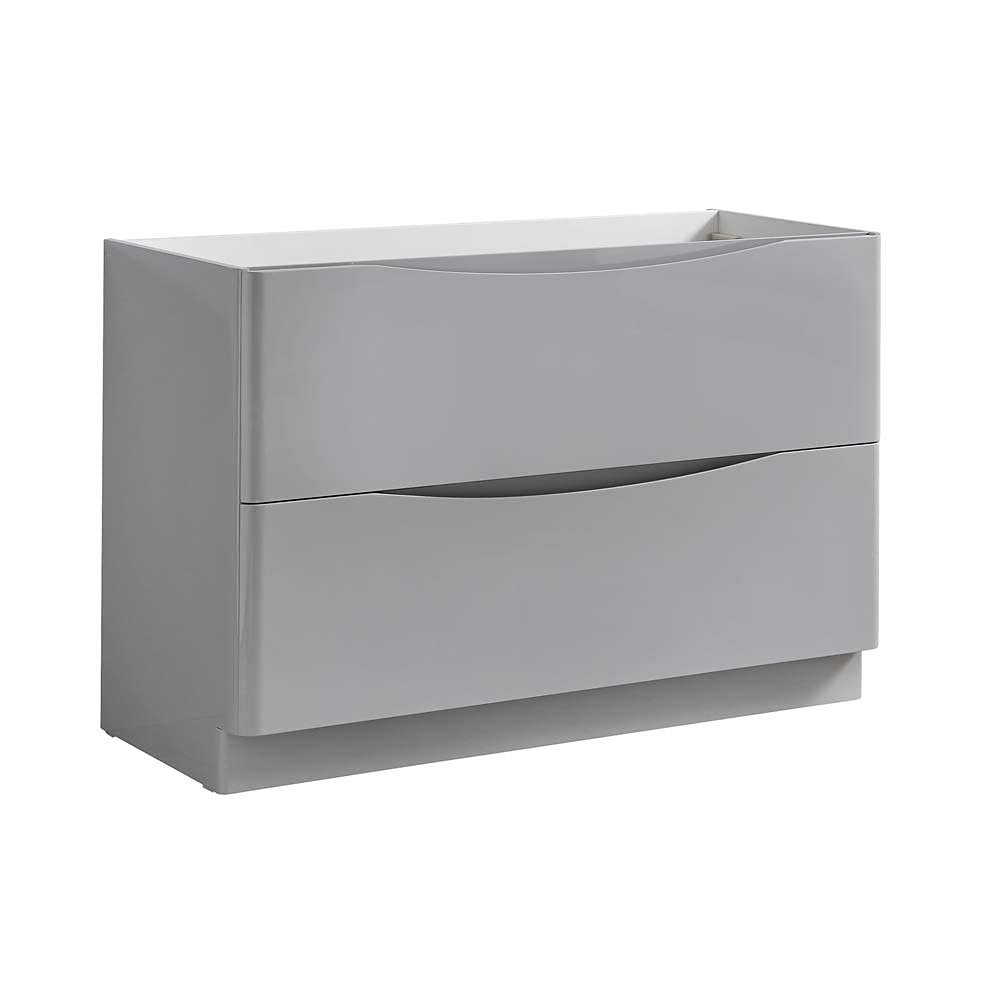 Fresca FCB9148GRG Fresca Tuscany 48" Glossy Gray Free Standing Modern Bathroom Cabinet