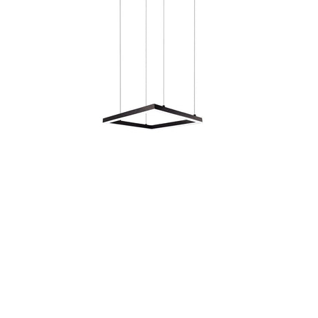 Kuzco PD88136-BK PIAZZA 36" PENDANT BK TEXTURED DOWN ONLY DUO CANOPY 930 TRIAC 120 78W