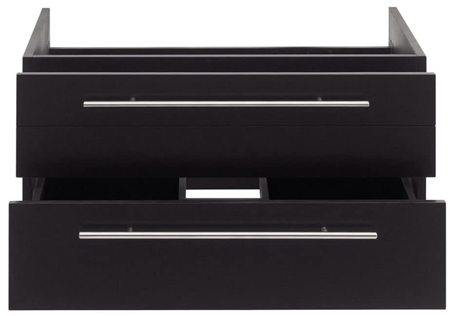 Fresca FCB6130ES-VSL Fresca Lucera 30" Espresso Wall Hung Vessel Sink Modern Bathroom Cabinet