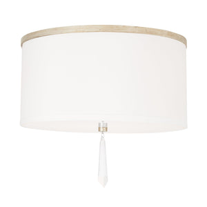 Capital Lighting 237031WG Gwyneth 3 Light Flush Mount Winter Gold