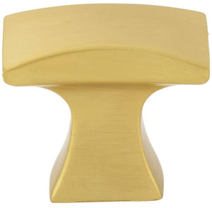 Jeffrey Alexander 767BG 1-1/4" Overall Length Brushed Gold Flared Philip Cabinet Knob
