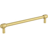 Jeffrey Alexander 885-192BG 192 mm Center-to-Center Brushed Gold Hayworth Cabinet Bar Pull