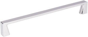 Jeffrey Alexander 177-192PC 192 mm Center-to-Center Polished Chrome Square Boswell Cabinet Pull