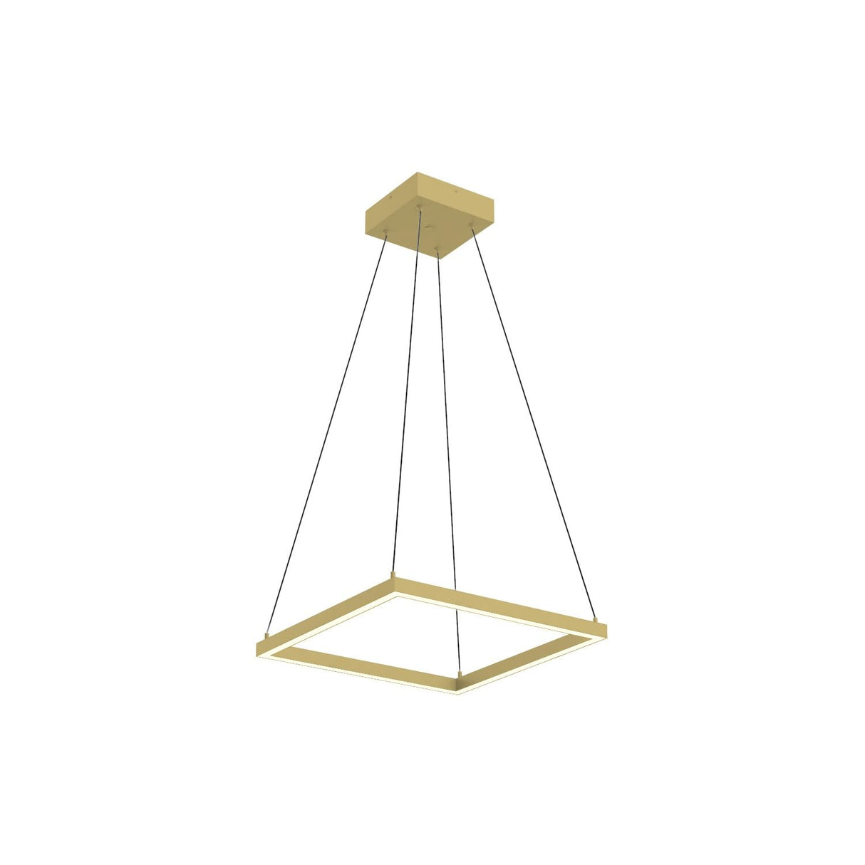 Kuzco PD88118-BG PIAZZA 18" PENDANT BG TEXTURED DOWN ONLY DUO CANOPY 930 TRIAC 120 39W