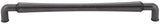 Jeffrey Alexander 537-12ABSB 12" Center-to-Center Antique Brushed Satin Brass Barrel Bremen 2 Appliance Handle