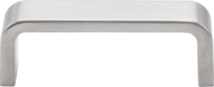 Elements 193-3SN 3" Center-to-Center Satin Nickel Square Asher Cabinet Pull
