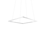 Kuzco PD88160-WH PIAZZA 60" PENDANT WH TEXTURED DOWN ONLY DUO CANOPY 930 TRIAC 120 128W