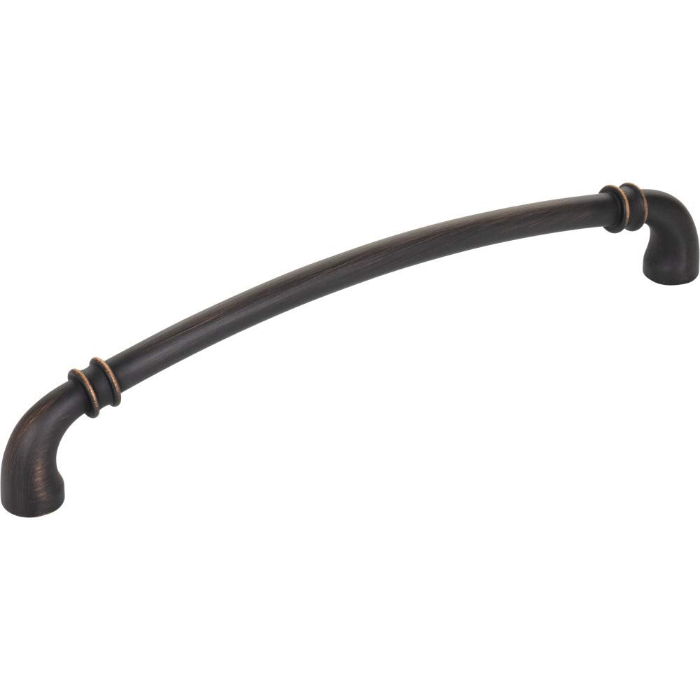 Jeffrey Alexander 445-192DBAC 192 mm Center-to-Center Brushed Oil Rubbed Bronze Marie Cabinet Pull