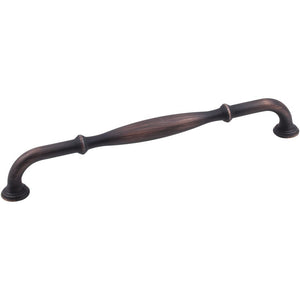 Jeffrey Alexander 658-224DBAC 224 mm Center-to-Center Brushed Oil Rubbed Bronze Tiffany Cabinet Pull