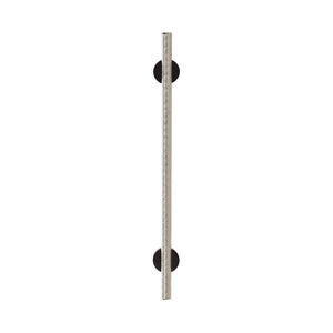 Amerock Cabinet Pull Matte Black/Polished Nickel 7-9/16 inch (192 mm) Center to Center Transcendent 1 Pack Drawer Pull Drawer Handle Cabinet Hardware